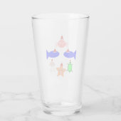 Weihnachtsmeerwesen Glas (Rückseite)