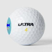 Weihnachtsmeerwesen Golfball (Logo)