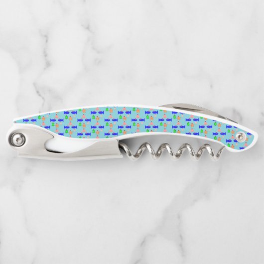 Weihnachtsmeerwesen Kellnermesser (Vorderseite)