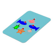 Weihnachtsmeerwesen Magnet (Linke Seite)