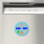 Weihnachtsmeerwesen Magnet (In Situ (Geschirrspüler))