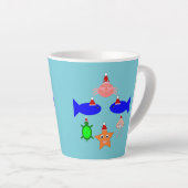 Weihnachtsmeerwesen Milchtasse (Rechte Ecke)