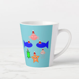Weihnachtsmeerwesen Milchtasse