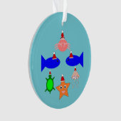 Weihnachtsmeerwesen Ornament (Vorderseite)