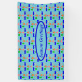 Weihnachtsmeerwesen Personalisiert Banner (Vertikal)