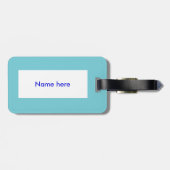 Weihnachtsmeerwesen Personalisiert Gepäckanhänger (Rückseite horizontal)