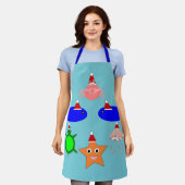 Weihnachtsmeerwesen Schürze (Getragen)