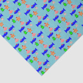 Weihnachtsmeerwesen Seidenpapier (Ausschnitt)