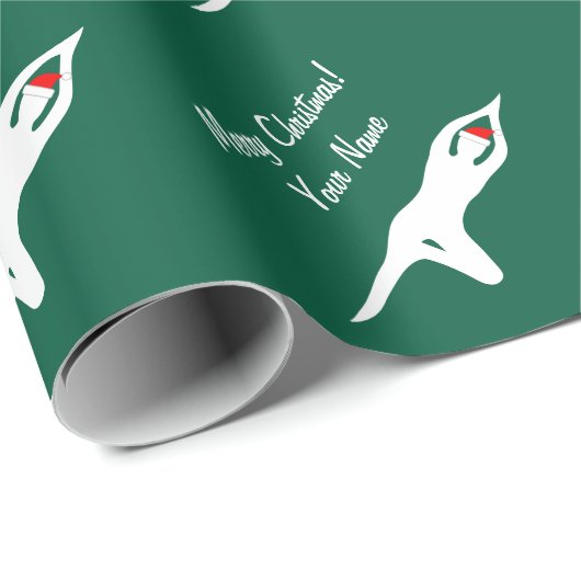 Weihnachtsmeisterin Weihnachten Weihnachtsfeiertag Geschenkpapier (Rolleneckpunkt)