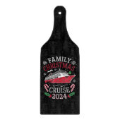 Weihnachtsmeisterschaft 2024 - Matching Outfit Schneidebrett (Vorderseite)