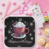 Weihnachtsmeisterschaft der heißen Schokolade Pappteller (Party)