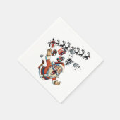 Weihnachtsmeisterschaften Serviette (Ecke)