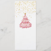 Weihnachtsmenü-Einladung, Weihnachtsessen Einladung (Rückseite)