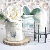 Weihnachtsmenü für Firmenlogos Acryleinladungen