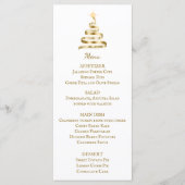 Weihnachtsmenü Menükarte (Vorderseite)