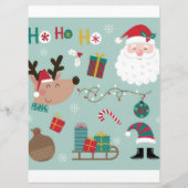 Weihnachtsmenü Menükarte (Rückseite)