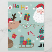 Weihnachtsmenü Menükarte (Vorderseite)