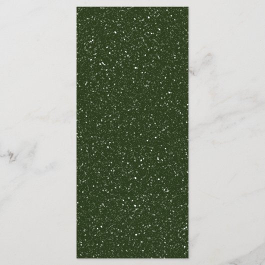 Weihnachtsmenü Menükarte (Rückseite)