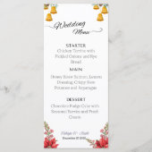 Weihnachtsmenü Menükarte (Vorderseite)