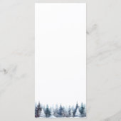 Weihnachtsmenükarten Menükarte (Rückseite)