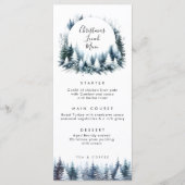 Weihnachtsmenükarten Menükarte (Vorderseite)