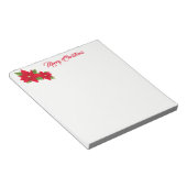 Weihnachtsmerkmal Notizblock (angewinkelt)