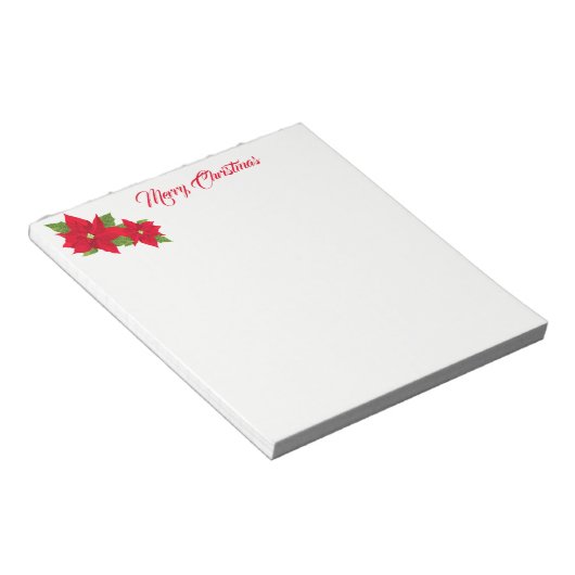 Weihnachtsmerkmal Notizblock (angewinkelt)