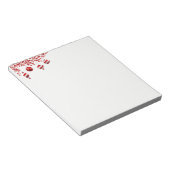 Weihnachtsmerkmal Notizblock (angewinkelt)