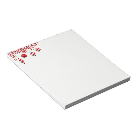 Weihnachtsmerkmal Notizblock (angewinkelt)