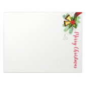 Weihnachtsmerkmal Notizblock (Vorderseite)