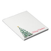 Weihnachtsmerkmal Notizblock (angewinkelt)