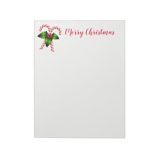 Weihnachtsmerkmal Notizblock (Rotiert)