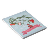 Weihnachtsmerkmal Notizblock (angewinkelt)