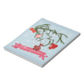 Weihnachtsmerkmal Notizblock (Rotiert)