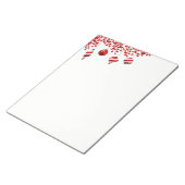 Weihnachtsmerkmal Notizblock (angewinkelt)