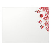 Weihnachtsmerkmal Notizblock (Vorderseite)