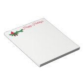 Weihnachtsmerkmal Notizblock (angewinkelt)