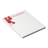 Weihnachtsmerkmal Notizblock (angewinkelt)