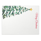 Weihnachtsmerkmal Notizblock (Vorderseite)