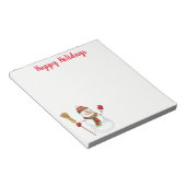 Weihnachtsmerkmal Notizblock (angewinkelt)