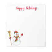 Weihnachtsmerkmal Notizblock (Vorderseite)