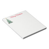 Weihnachtsmerkmal Notizblock (angewinkelt)