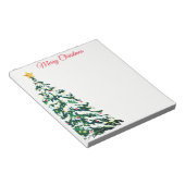 Weihnachtsmerkmal Notizblock (angewinkelt)