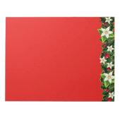 Weihnachtsmerkmal Notizblock (Vorderseite)