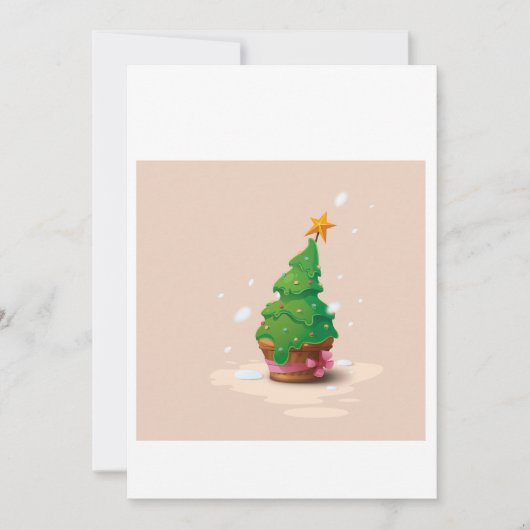 Weihnachtsmesse Feiertagskarte (Vorderseite)