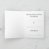 Weihnachtsmesse Feiertagskarte (Innenseite)