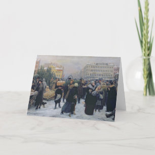 Weihnachtsmesse Feiertagskarte