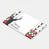 Weihnachtsmesse Isle Deer Custom Personalisiert Post-it Klebezettel (angewinkelt)