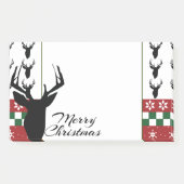 Weihnachtsmesse Isle Deer Custom Personalisiert Post-it Klebezettel (Vorderseite)