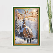 Weihnachtsmesse Karte (Vorderseite)